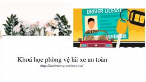Khoa hoc phong ve lai xe an toan