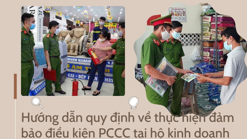 Hướng dẫn quy định về thực hiện đảm bảo điều kiện PCCC tại hộ kinh doanh