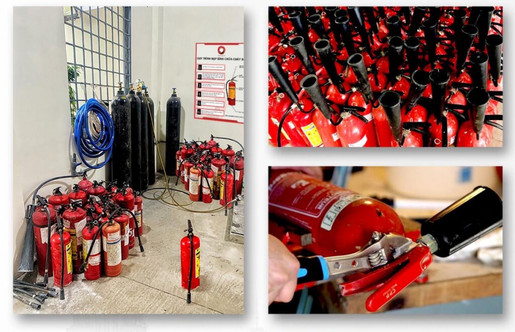 Nạp bình chữa cháy tại TP HCM