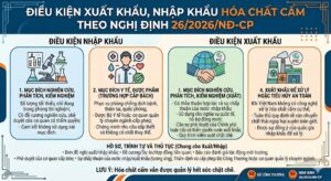 Dieu kien xuat khau nhap khau hoa chat cam