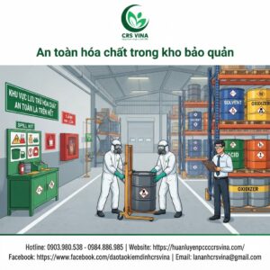 An toàn hóa chất trong kho bảo quản
